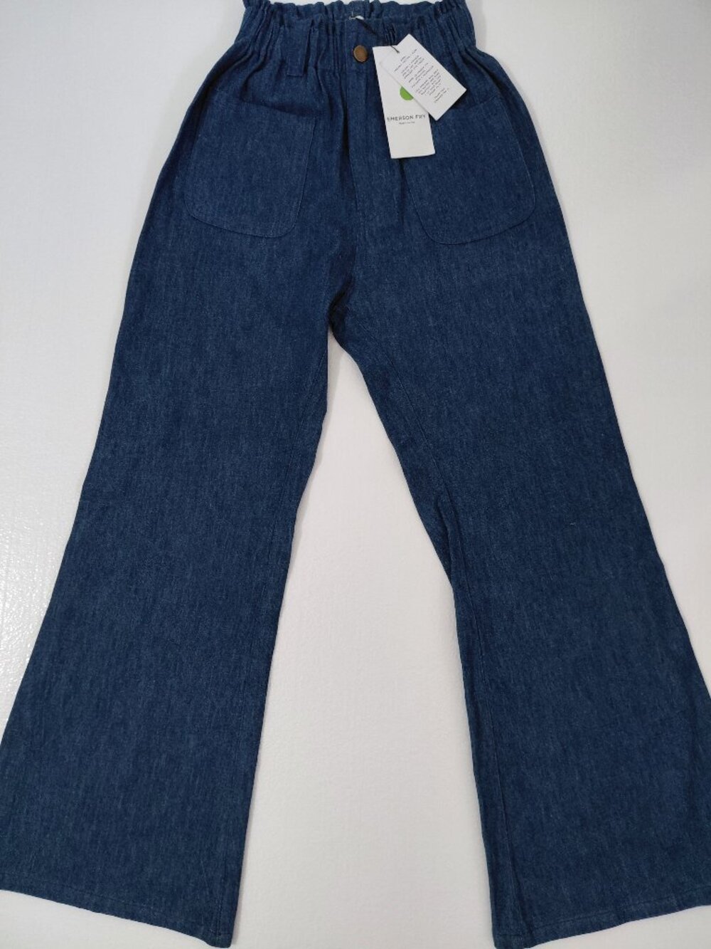 Emerson Fry Tulip Trouser in Indigo Hemp Organic